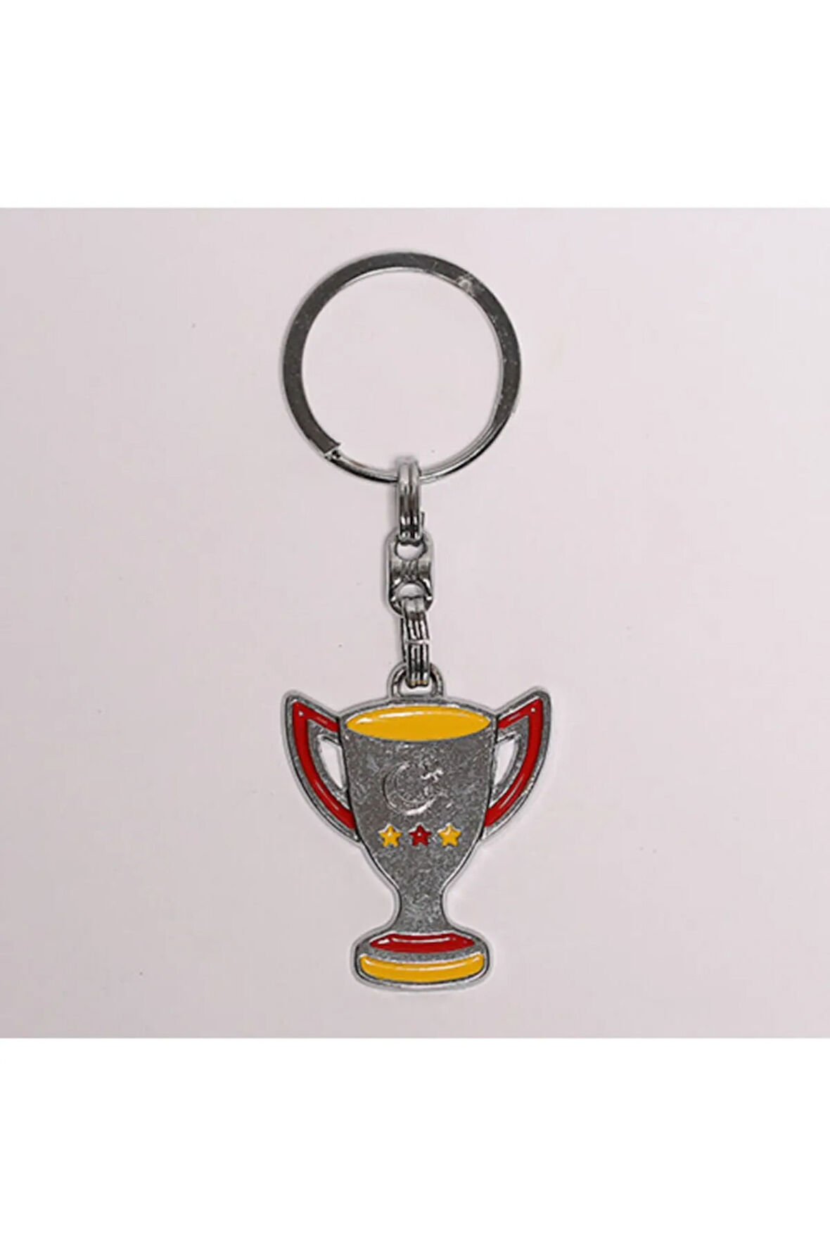 Kupa Figürlü Gümüş Rengi Anahtarlık