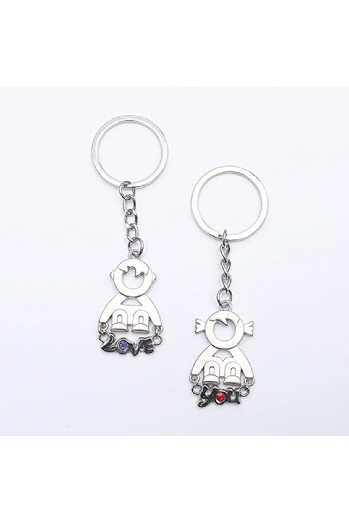 Sevgili Temalı Metal Anahtarlık