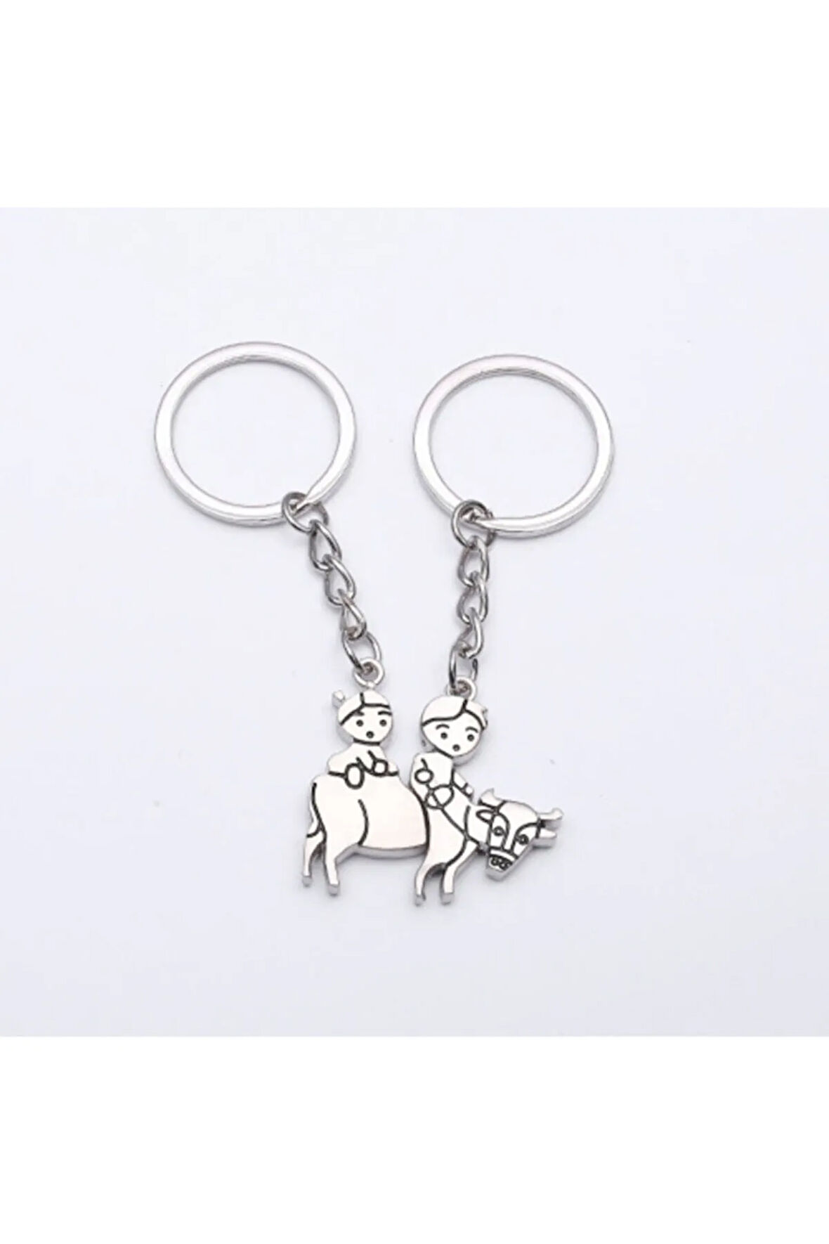 Sevgili Temalı Metal Anahtarlık