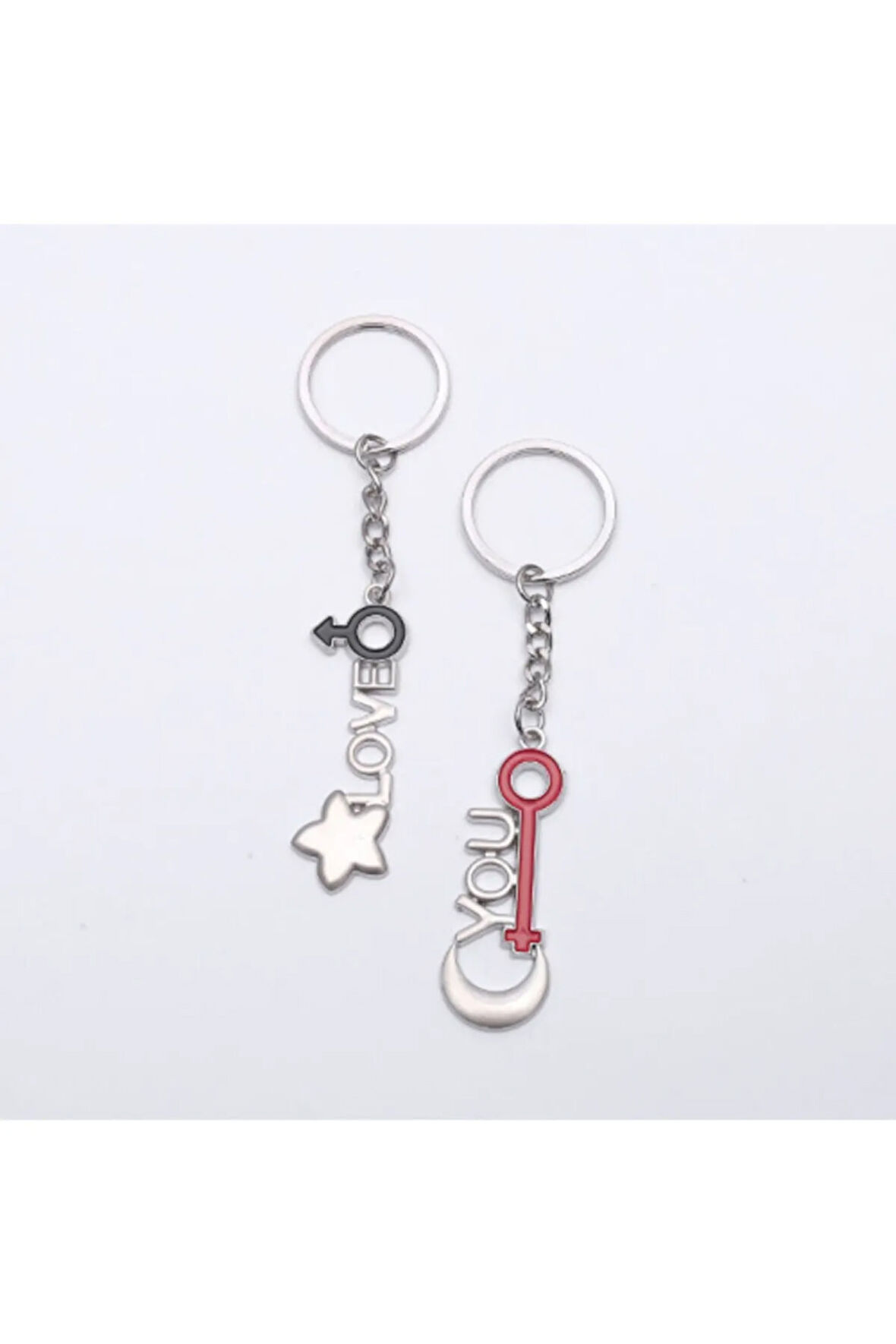 Sevgili Temalı Metal Anahtarlık