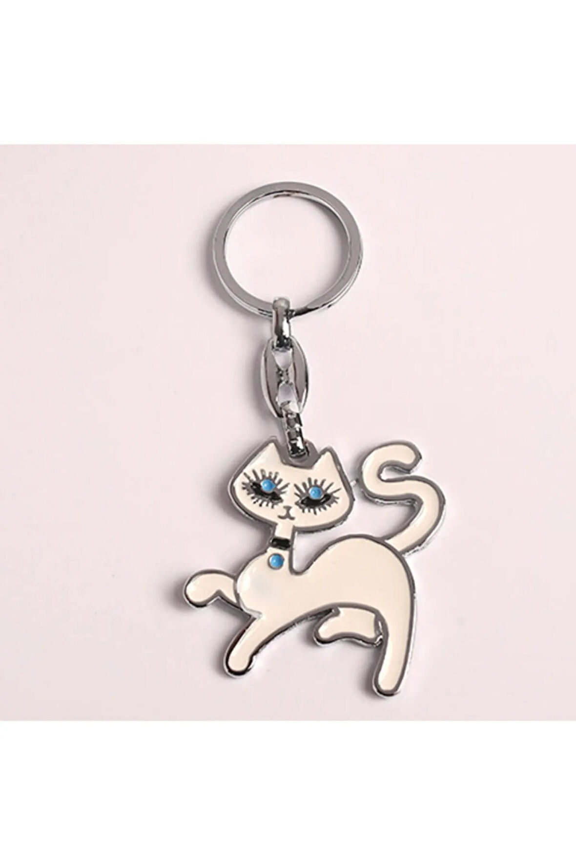 Yenihayat Kedi Tasarımlı Metal Anahtarlık