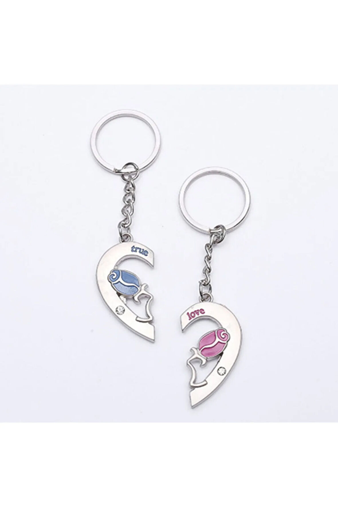 Sevgili Temalı Metal Anahtarlık