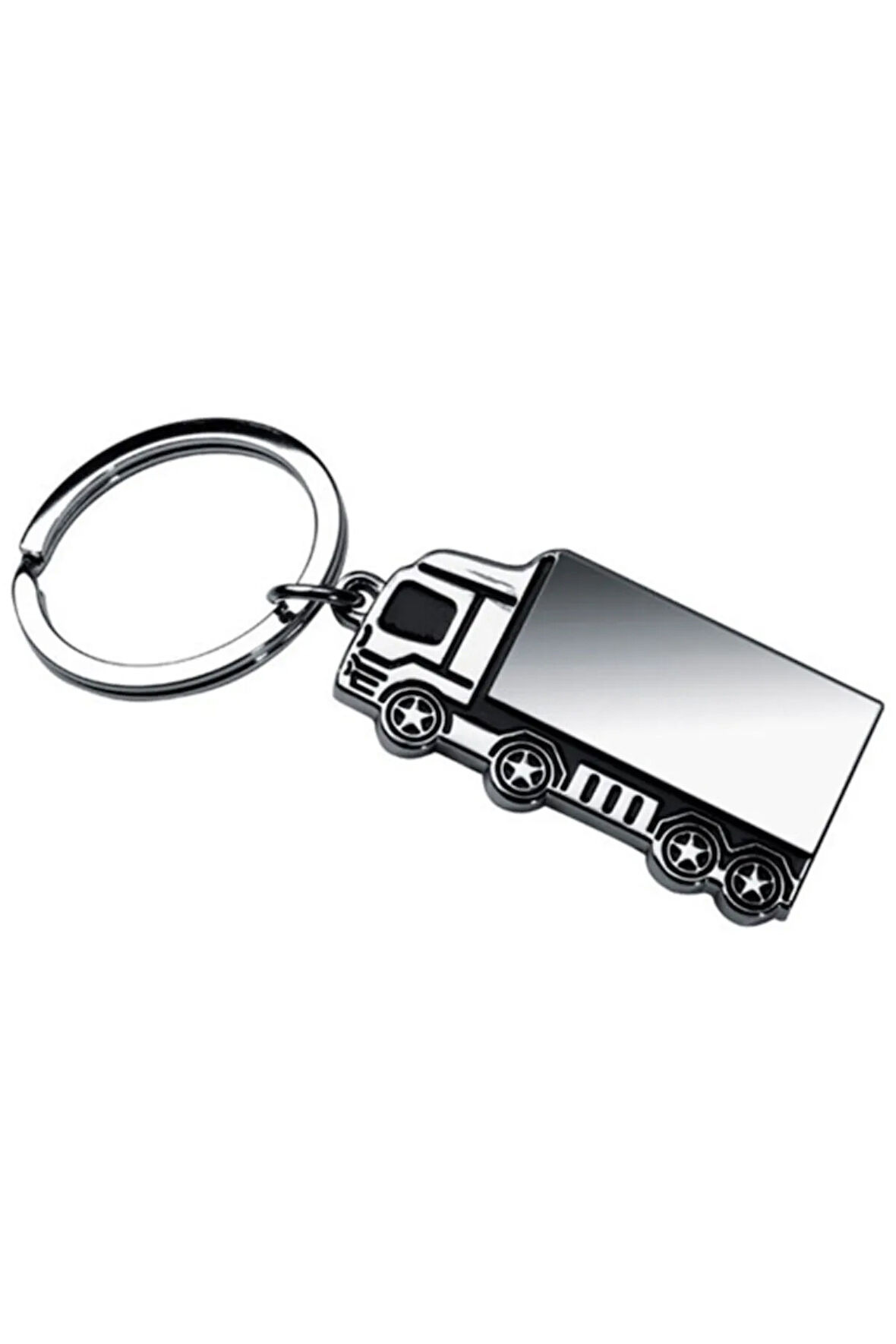 Kamyon Tasarımlı Çelik Anahtarlık