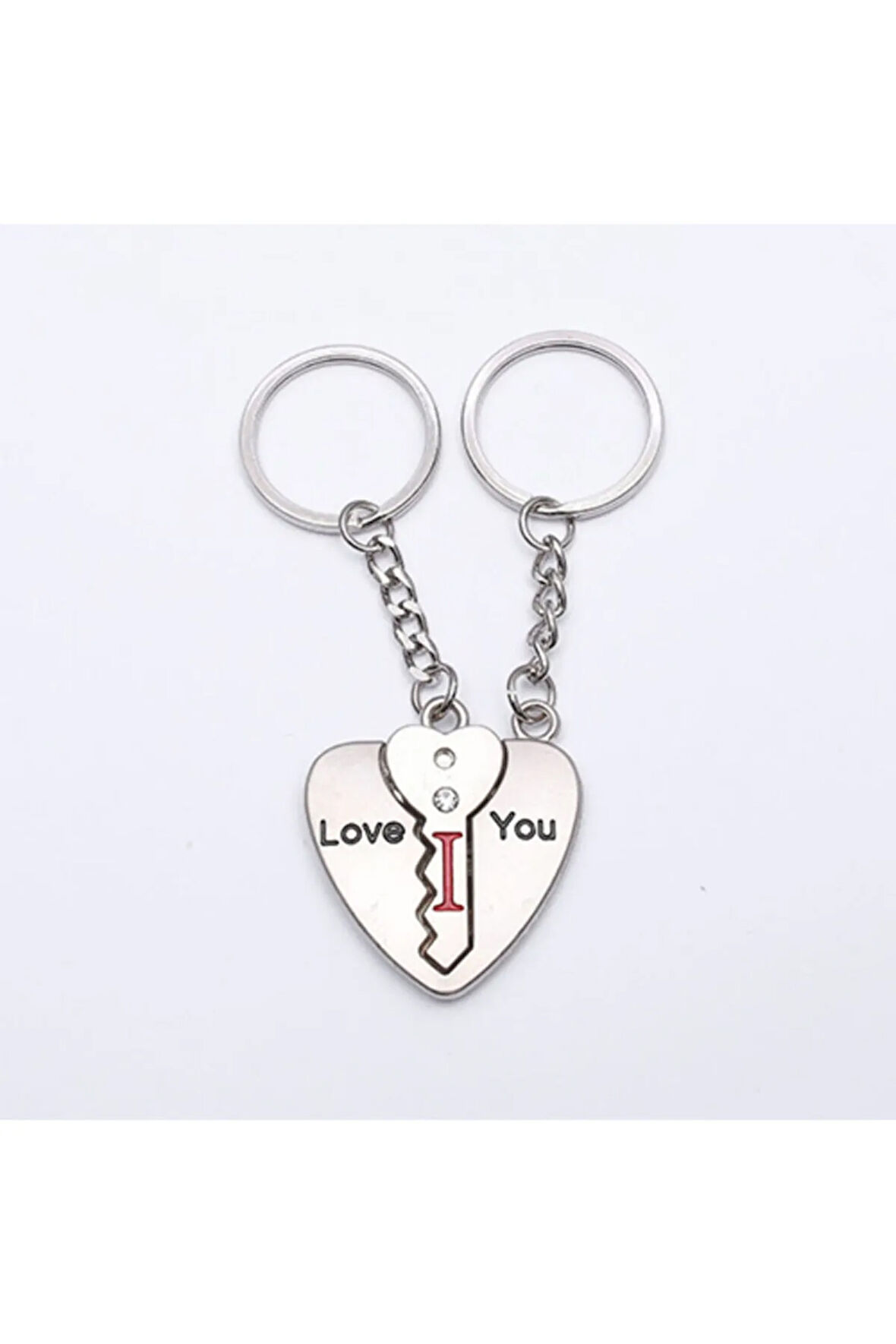 Sevgili Temalı Metal Anahtarlık