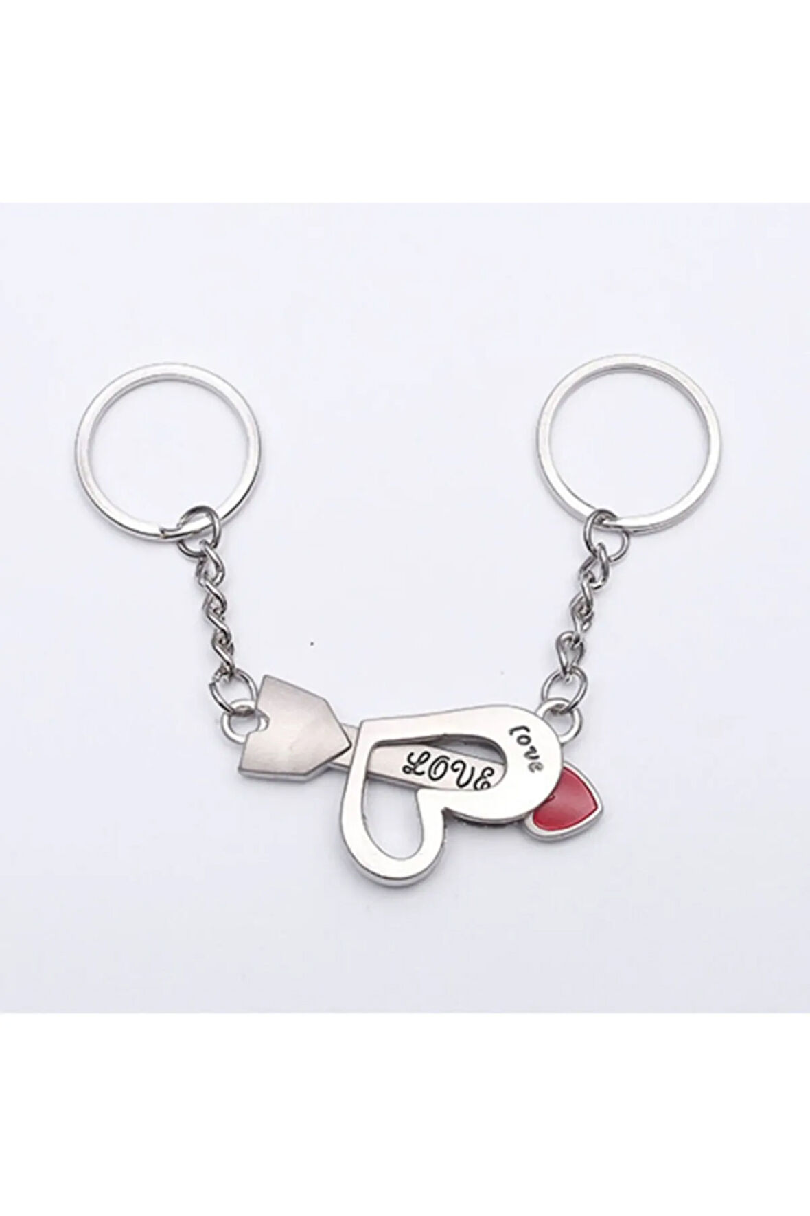 Sevgili Temalı Metal Anahtarlık
