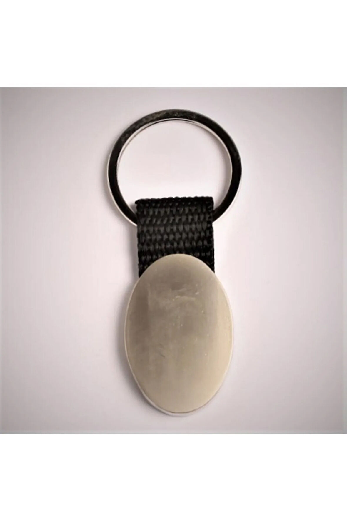 Yenihayat Çelik Siyah Örgü Saplı Anahtarlık-metalik Renk