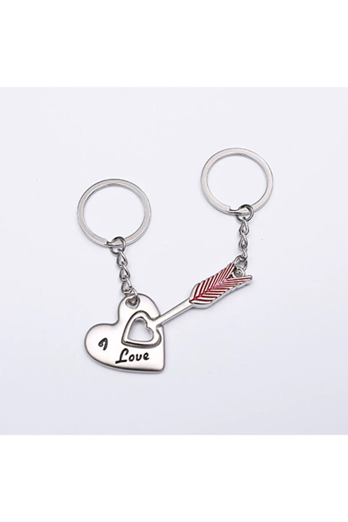 Sevgili Temalı Metal Anahtarlık