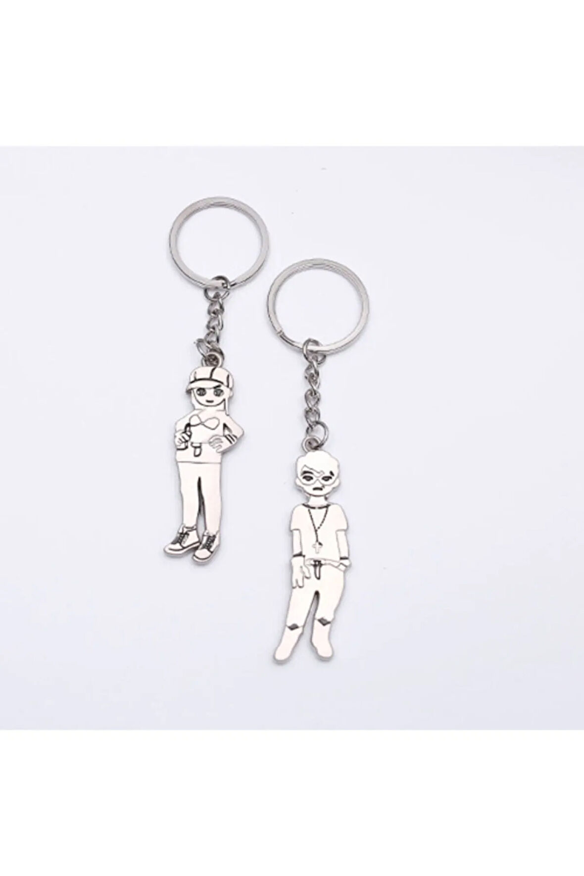 Sevgili Temalı Metal Anahtarlık