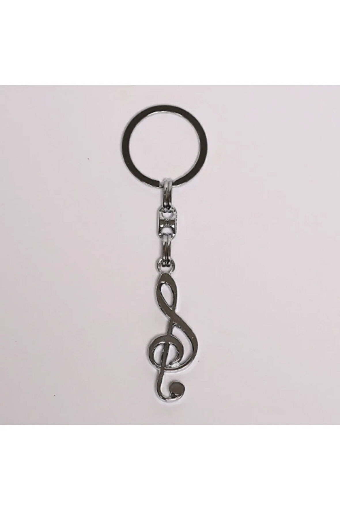 Yenihayat Violin Temalı Gümüş Rengi Metal Anahtarlık