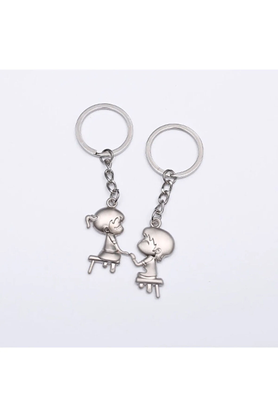 Sevgili Temalı Metal Anahtarlık