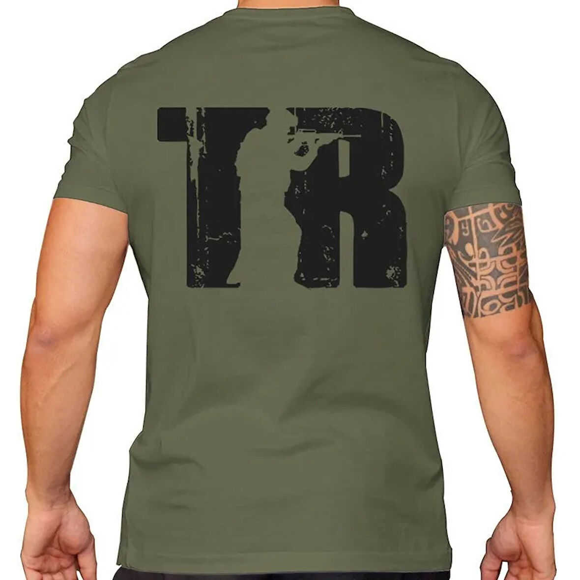 Alfa TR Asker Baskılı Tişört