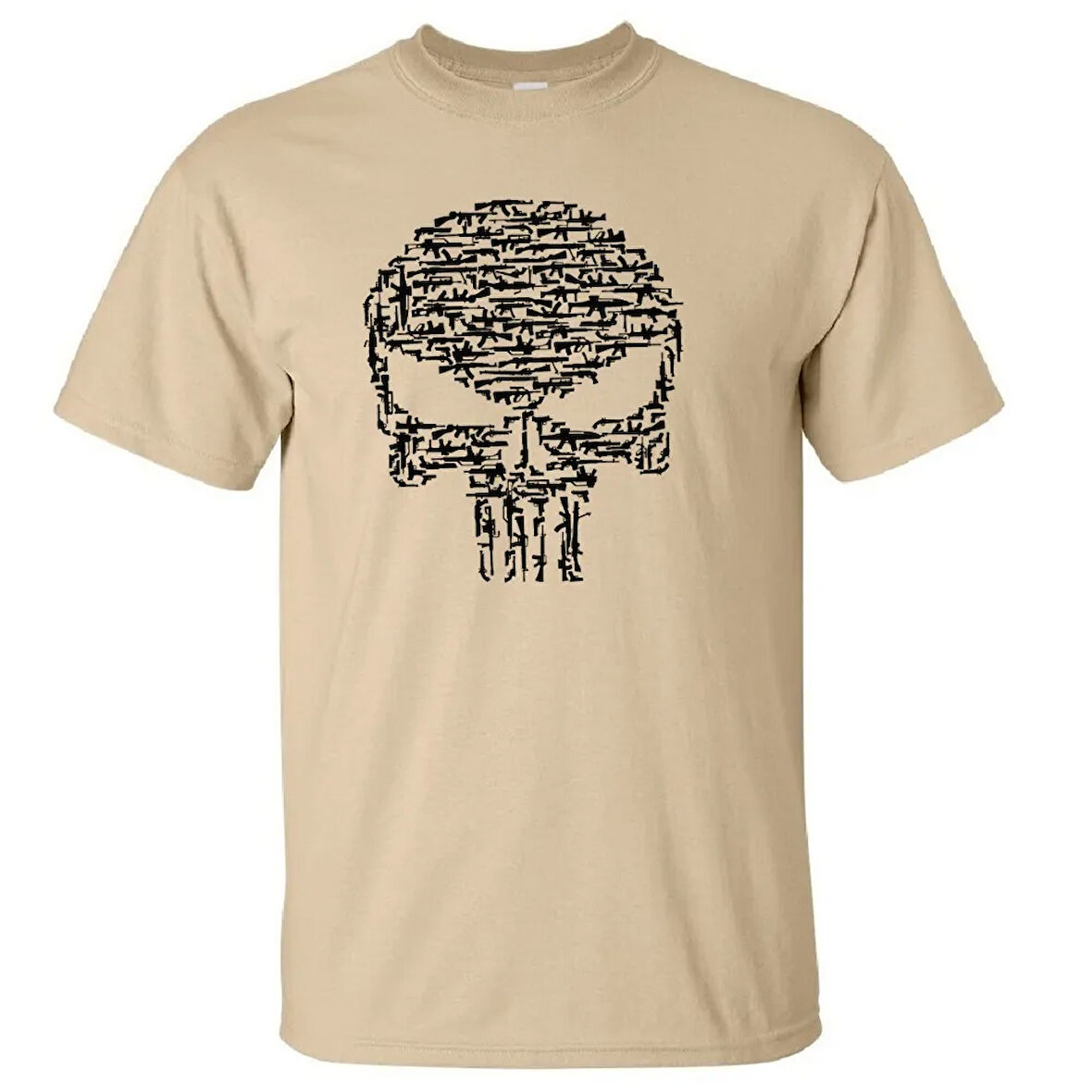 Alfa Punisher Silahlar Baskılı Tişört