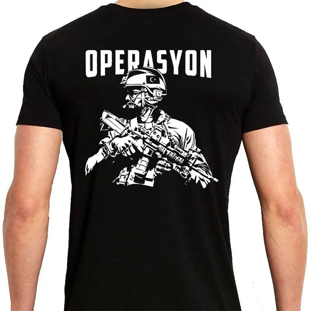 Alfa Operasyon Asker Baskılı Tişört