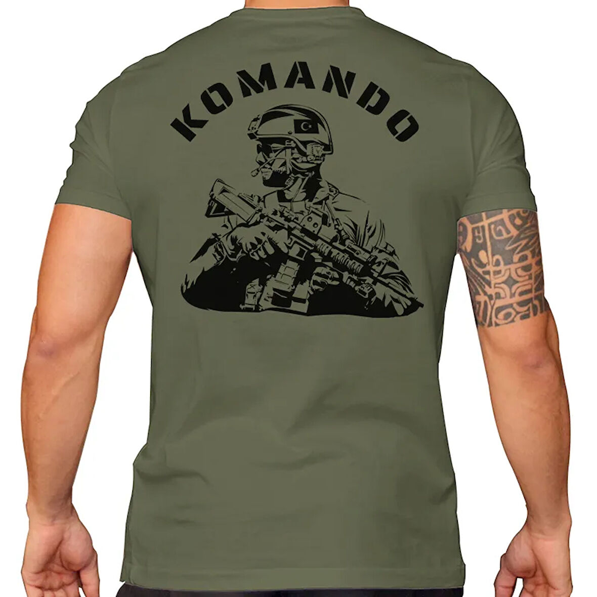 Alfa Komando Asker Baskılı Tişört