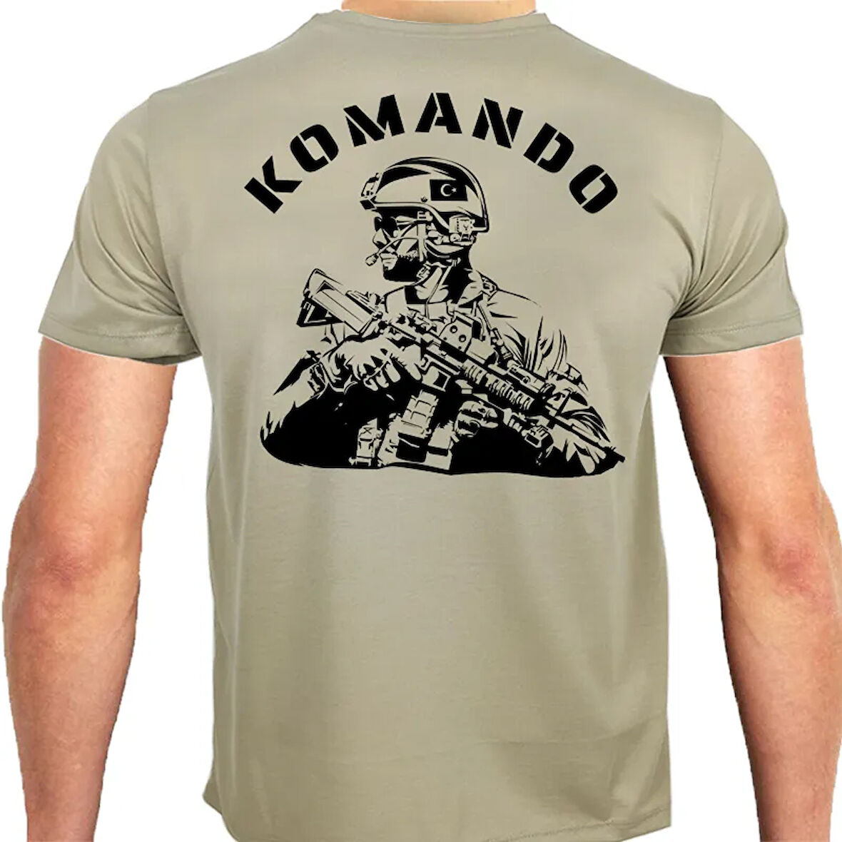 Alfa Komando Asker Baskılı Tişört