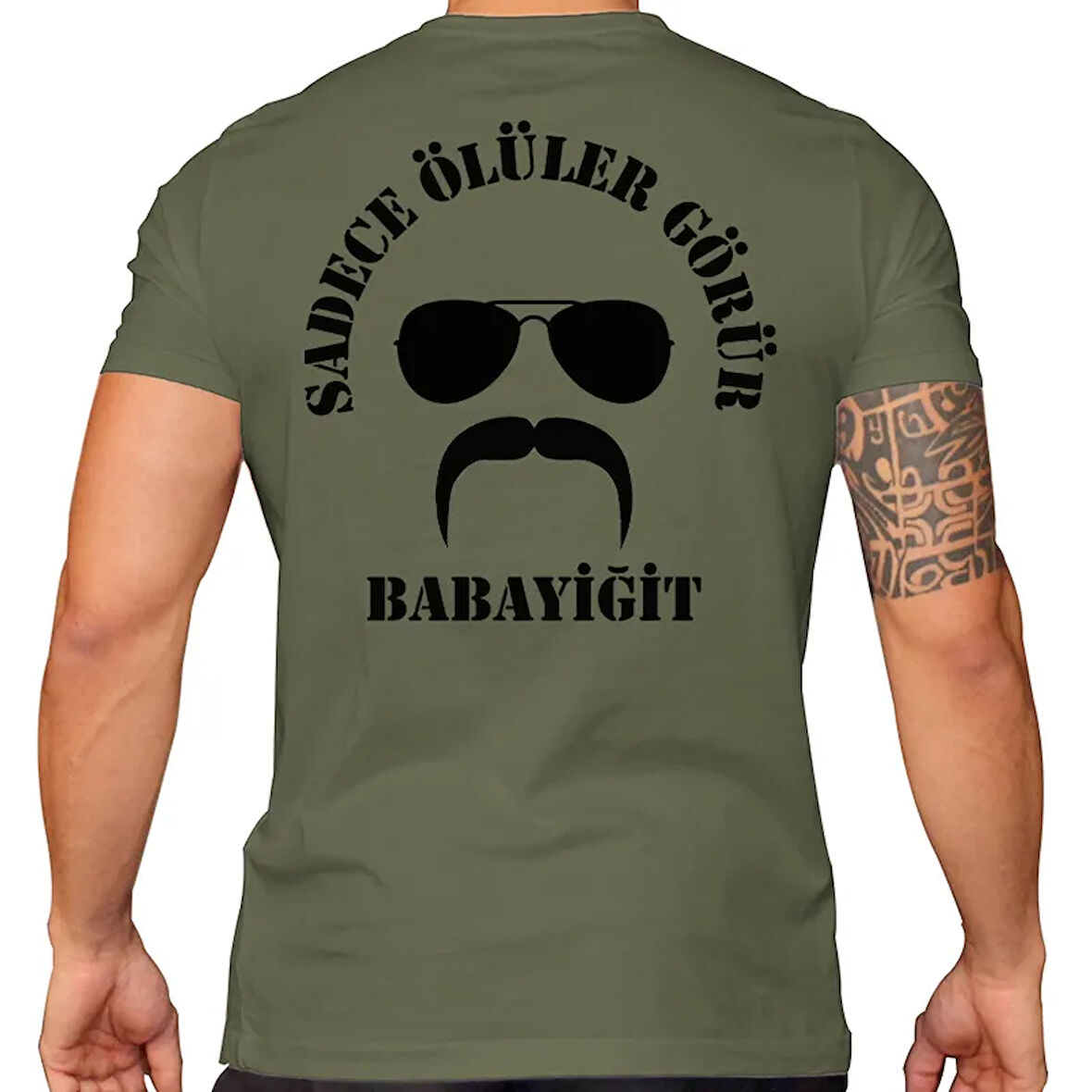 Alfa Sadece Ölüler Görür Baskılı Tişört