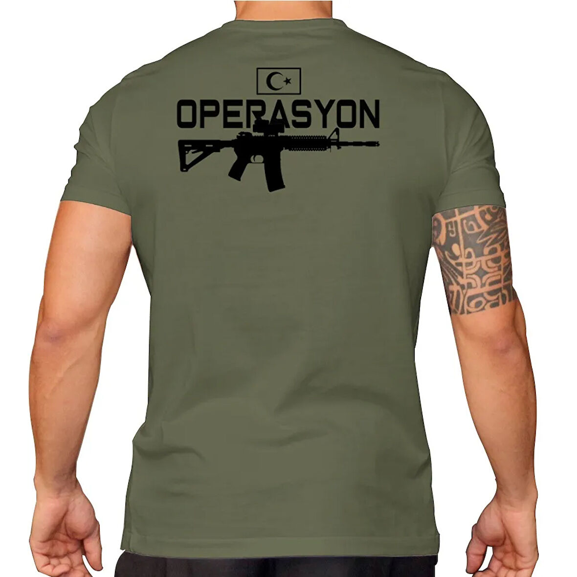 Alfa Operasyon Tüfek Baskılı Tişört