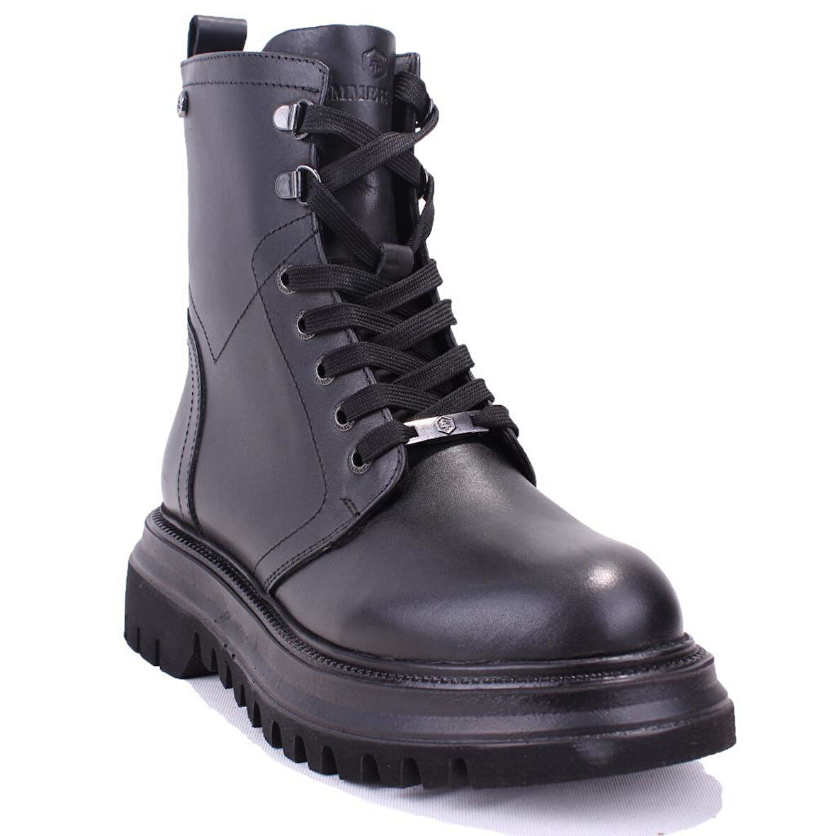 Hammer Jack Soloj 10224730 Siyah Ortopedik Günlük Düz Topuk Kadın Deri Bot