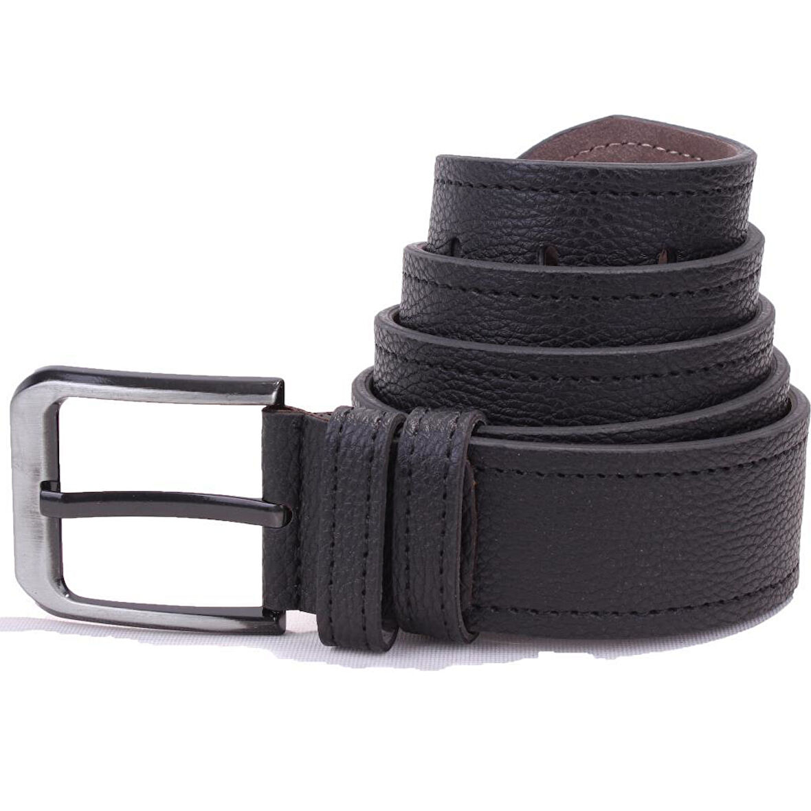 Dagoster DMK26-451 Siyah 4.5 cm Suni Deri Erkek Kemer