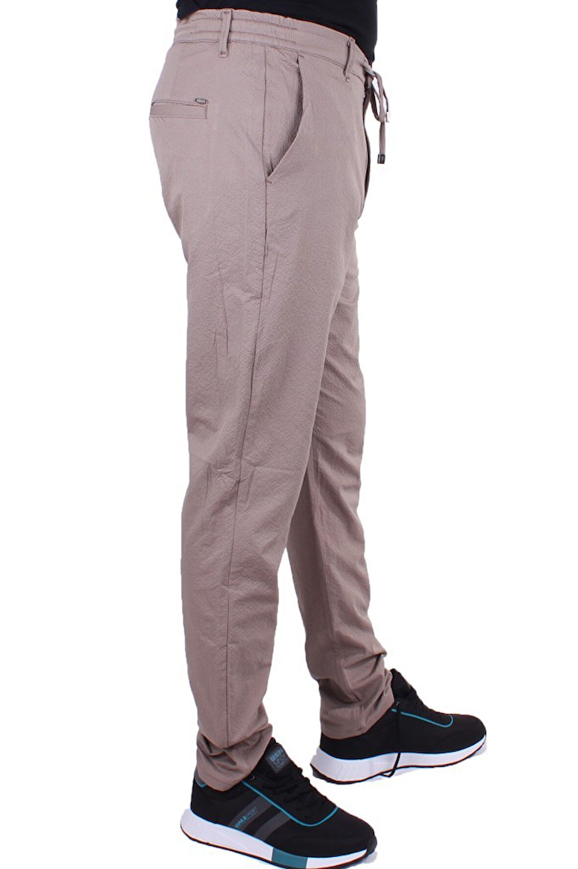 Twister Crespo 794 Vizon Normal Bel Dar Paça Erkek Kanvas Pantolon