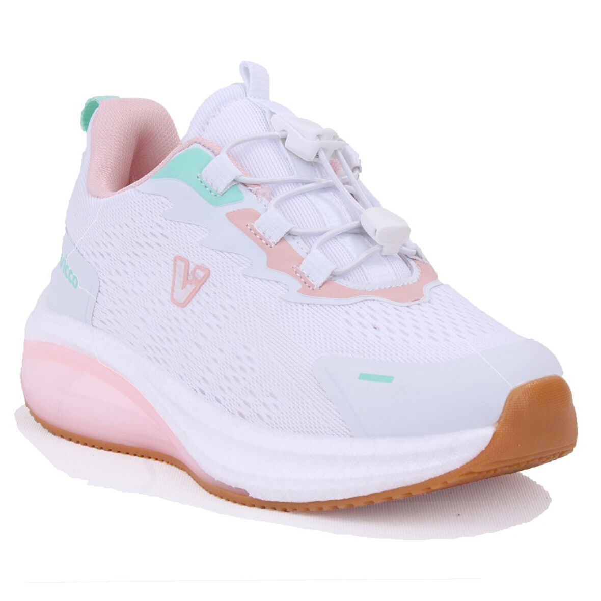 Vicco Knit 346F25Y153 Beyaz Ortopedik Günlük Kız Çocuk Spor Ayakkabı