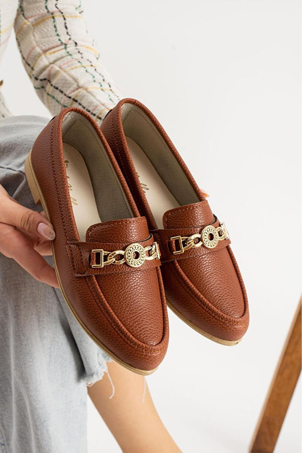 Ortopedik Kadın Babet Toka Detaylı Hafif Rahat Taban Şık Günlük Ayakkabı Anne Ayakkabısı Hediye