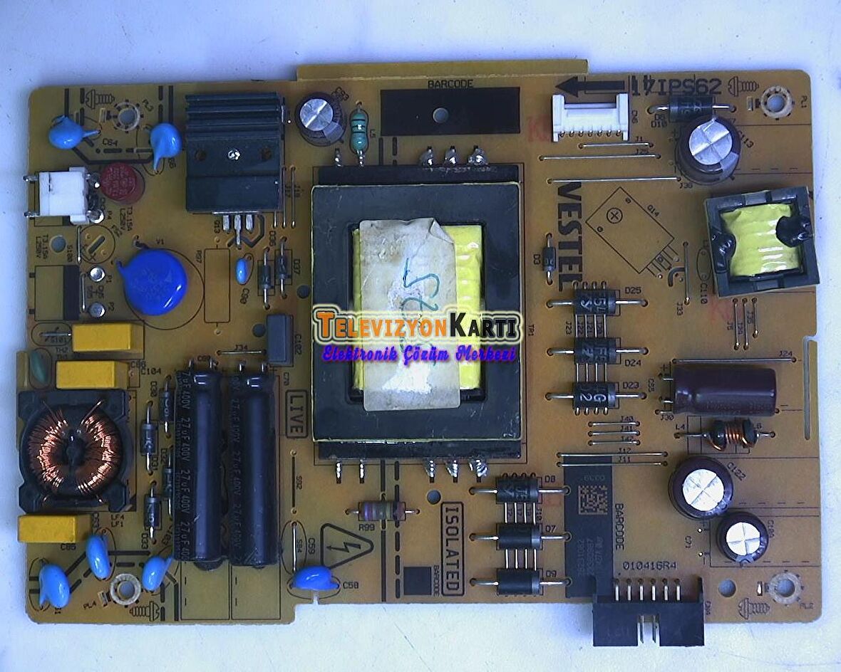 17IPS62, 23380987, HI-LEVEL 39HL500, Power Board, Besleme, VES390UNDA-2D