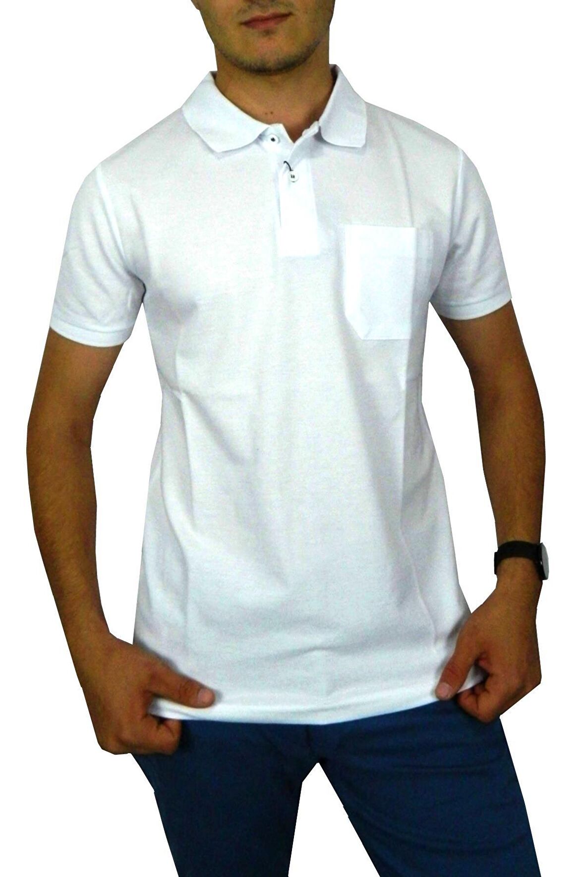 Erkek Polo Yaka Cepli Tişört BGL-ST00486