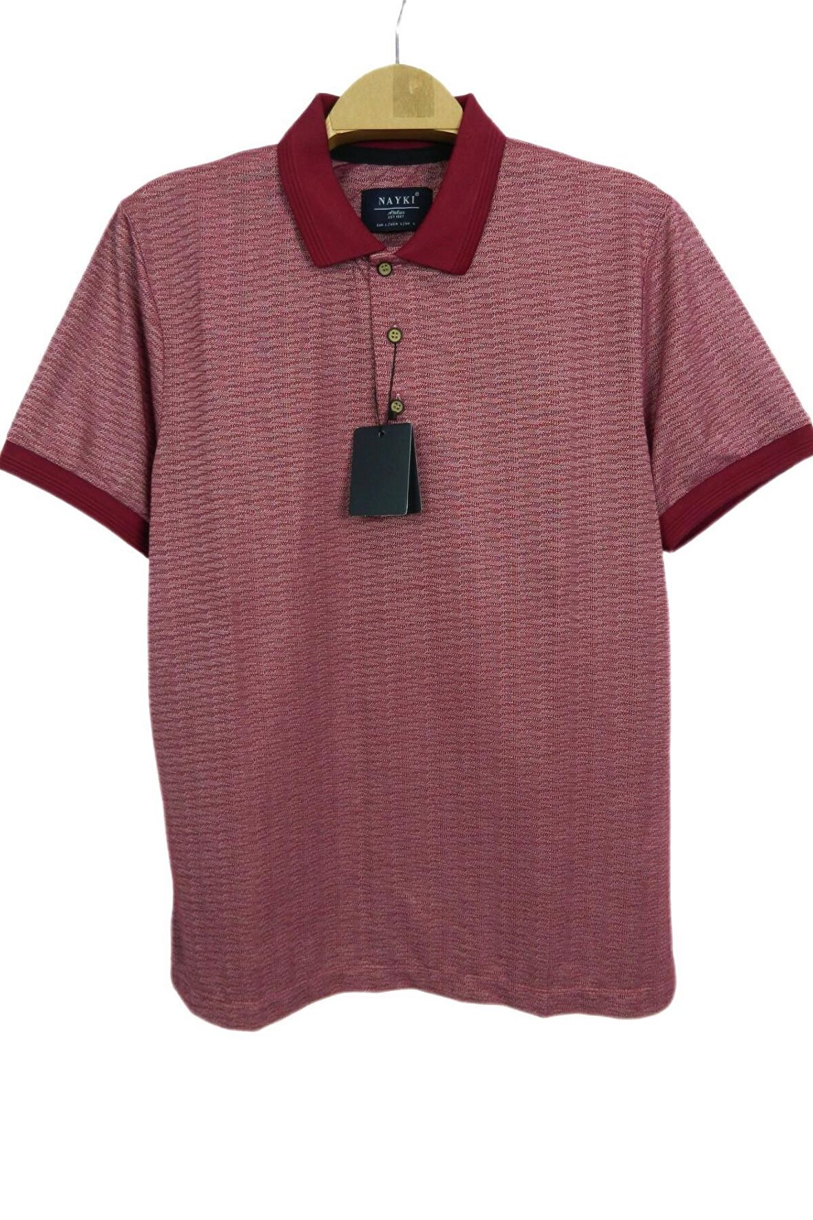 Erkek Polo Yaka Jakarlı T-sıhırt 2063 BGL-ST00533