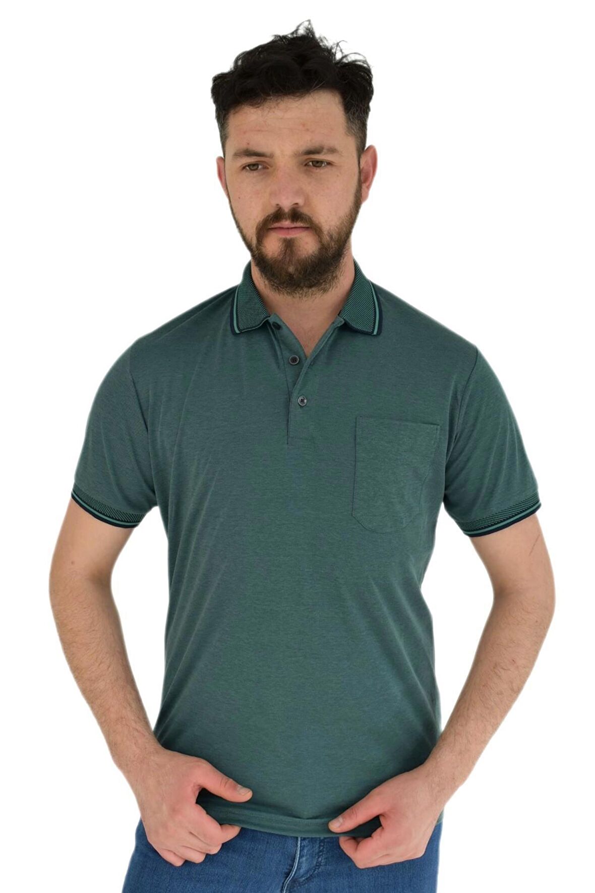Erkek Polo Yaka Cepli Tişört Kagi 2356 BGL-ST02880