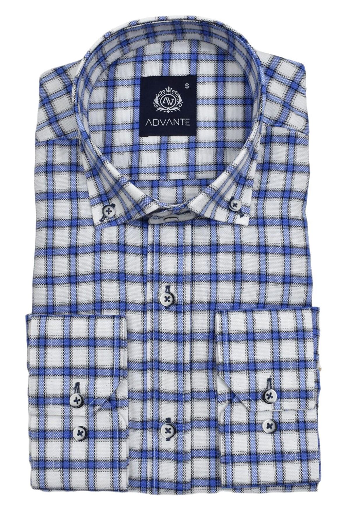 Erkek Ekose Klasik Uzun Kol Gömlek Oxford BGL-ST02989