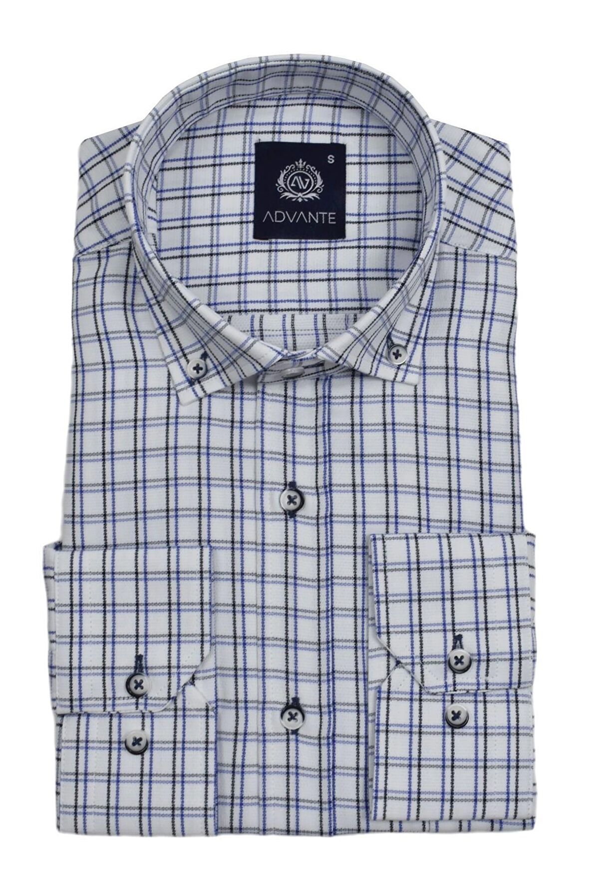 Erkek Ekose Klasik Uzun Kol Gömlek Oxford BGL-ST02990