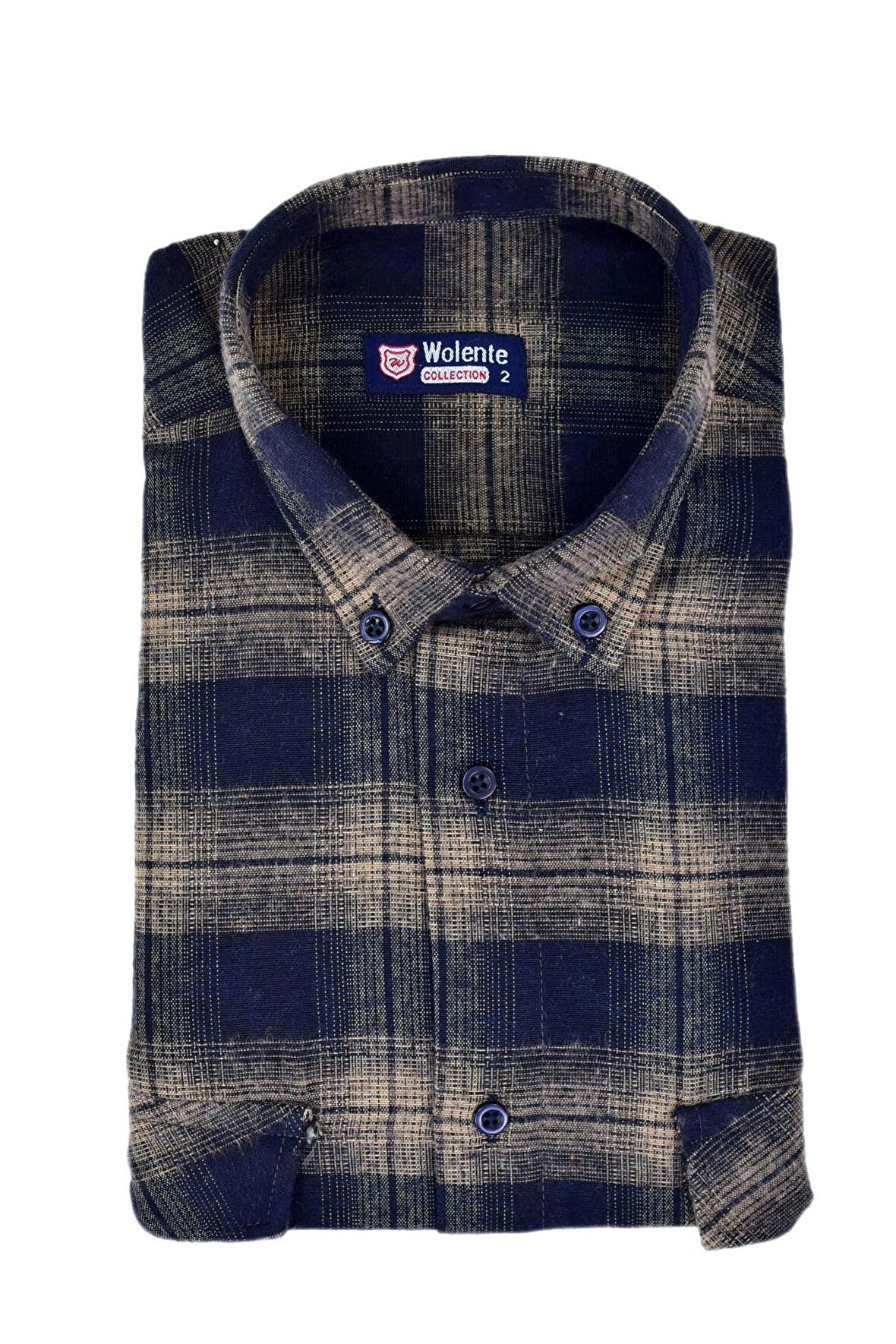 Erkek Pamuklu Kışlık Çift Cepli Kapaklı Gömlek BGL-ST03167