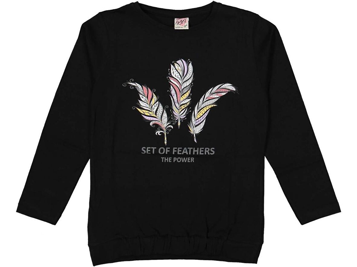 Kız Çocuk Mevsimlik Set Of Tüy Sweatshirt BGL-ST03655