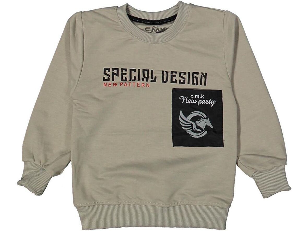 Erkek Çocuk Specıal Baskılı Sweatshirt BGL-ST03679