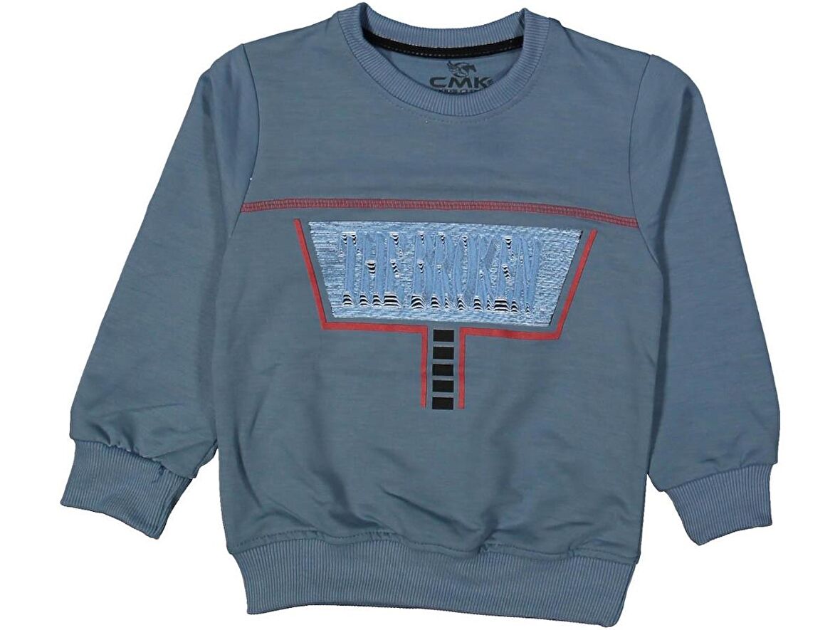 Erkek Çocuk The Broken BaskılıSweatshirt BGL-ST03682