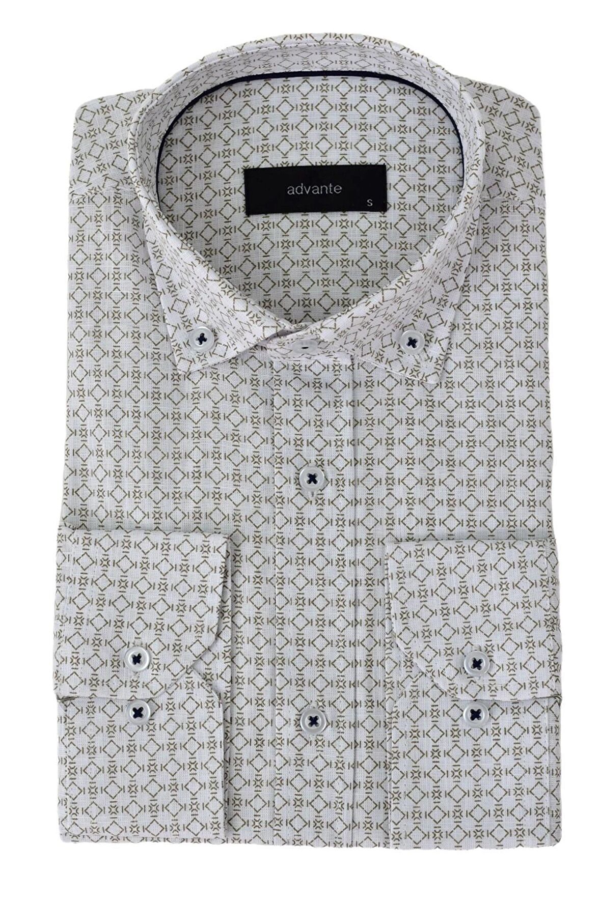 Erkek Uzunkol Piti Kareli Gömlek BGL-ST03798