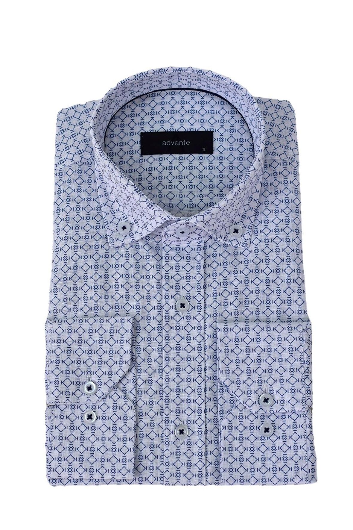 Erkek Uzunkol Piti Kareli Gömlek BGL-ST03798