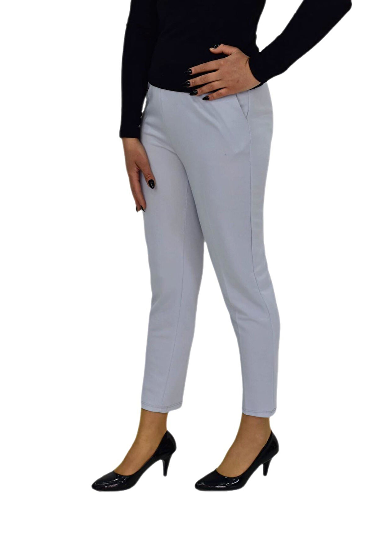 Kadın Cepli Havuç Paça Pantolon BGL-ST03865