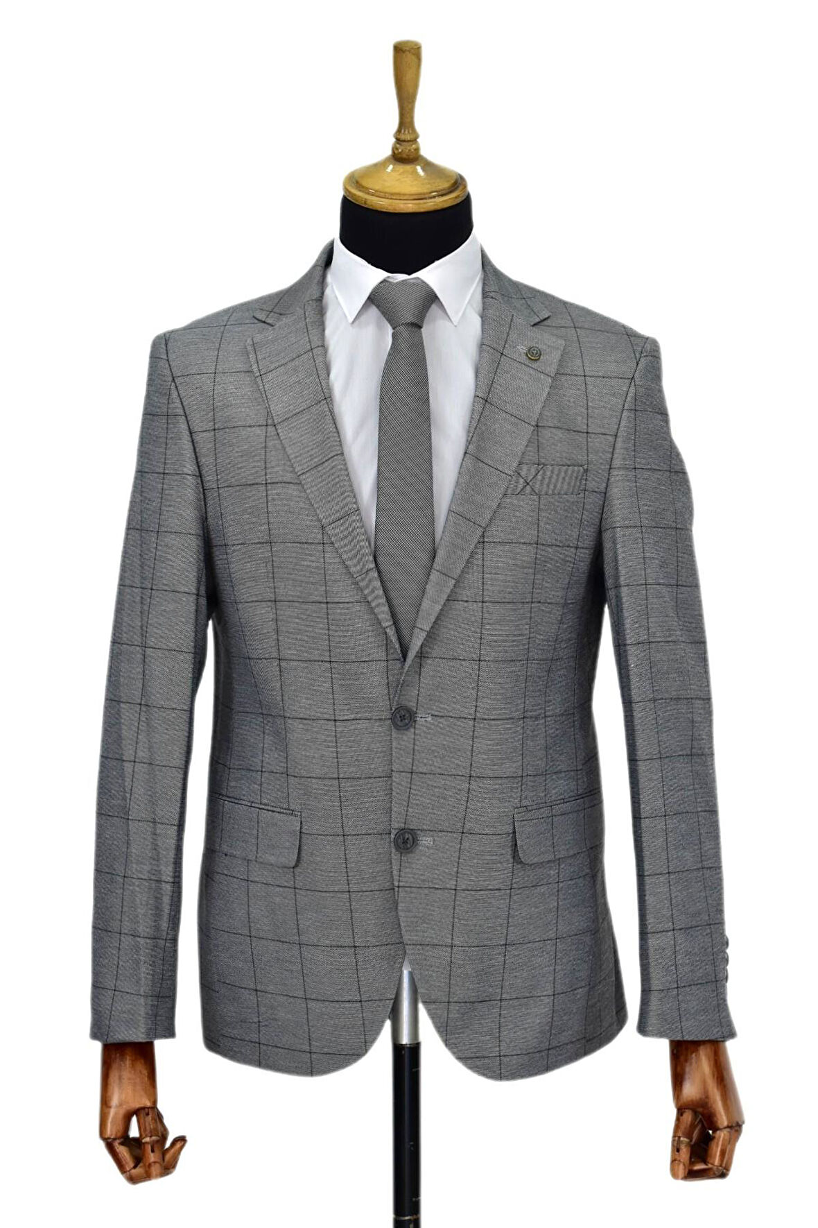 Erkek Tek Spor Kumaş Tek Ceket 6 Drop BGL-ST03970