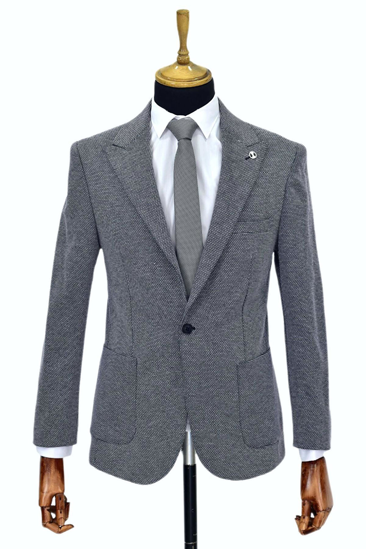 Erkek Tek Spor Ceket Çift Yırtmaçlı BGL-ST03983