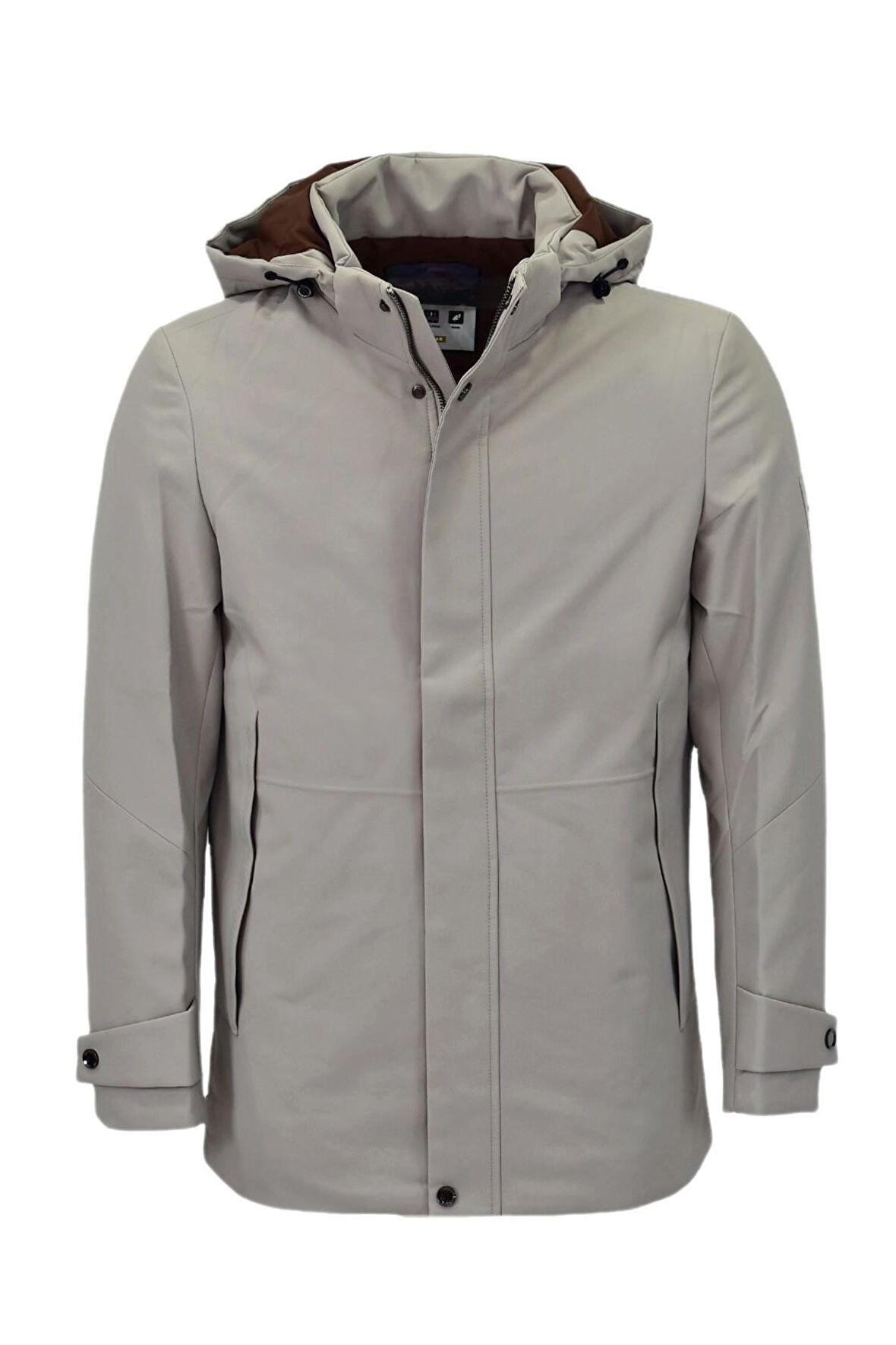 Erkek Kaz Tüyü Su Geçirmez Spor Kapüşonlu Mont  M3349 BGL-ST03989
