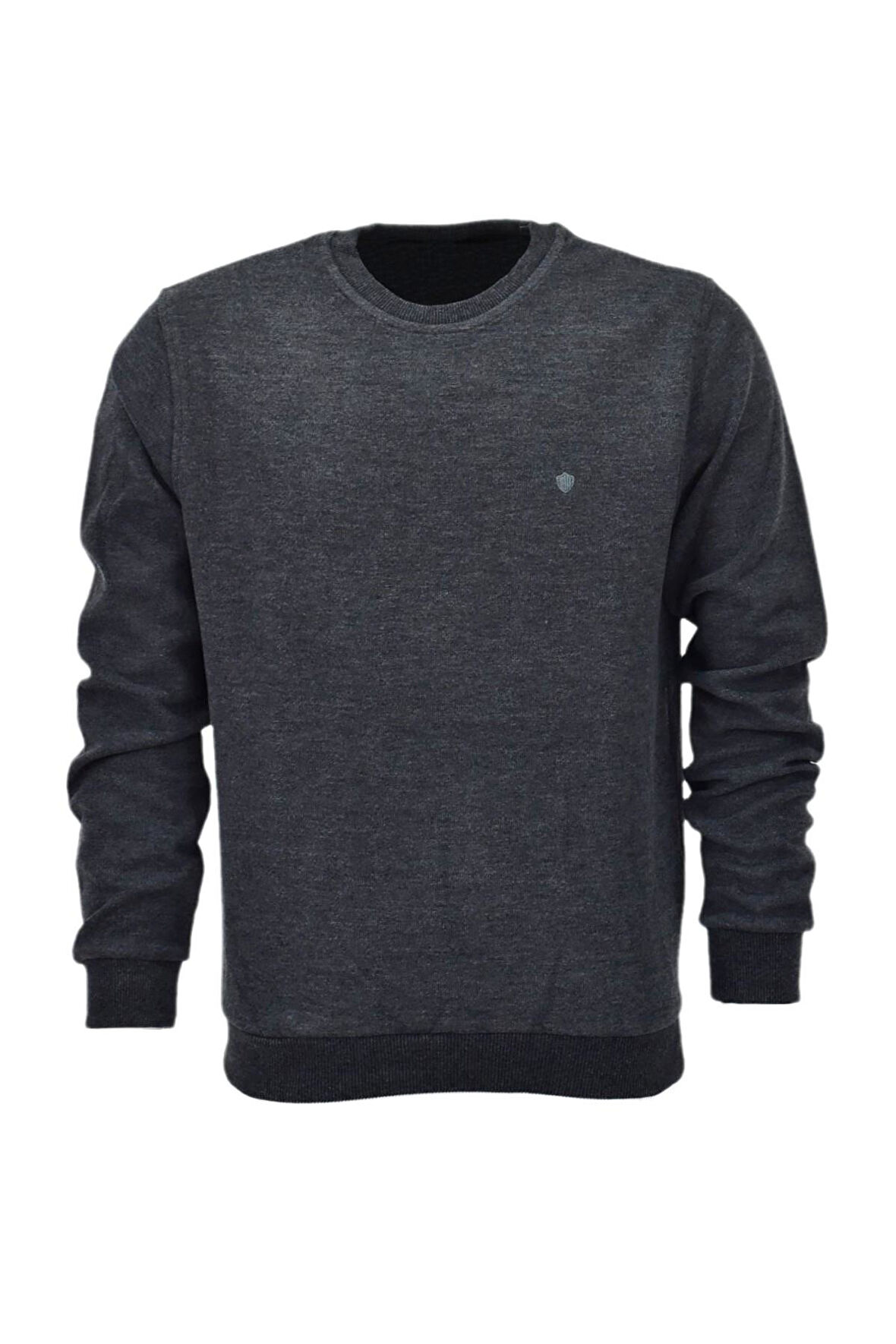 Erkek Büyük Beden Sıfır Yaka Sweatshirt  6834 BT BGL-ST04021