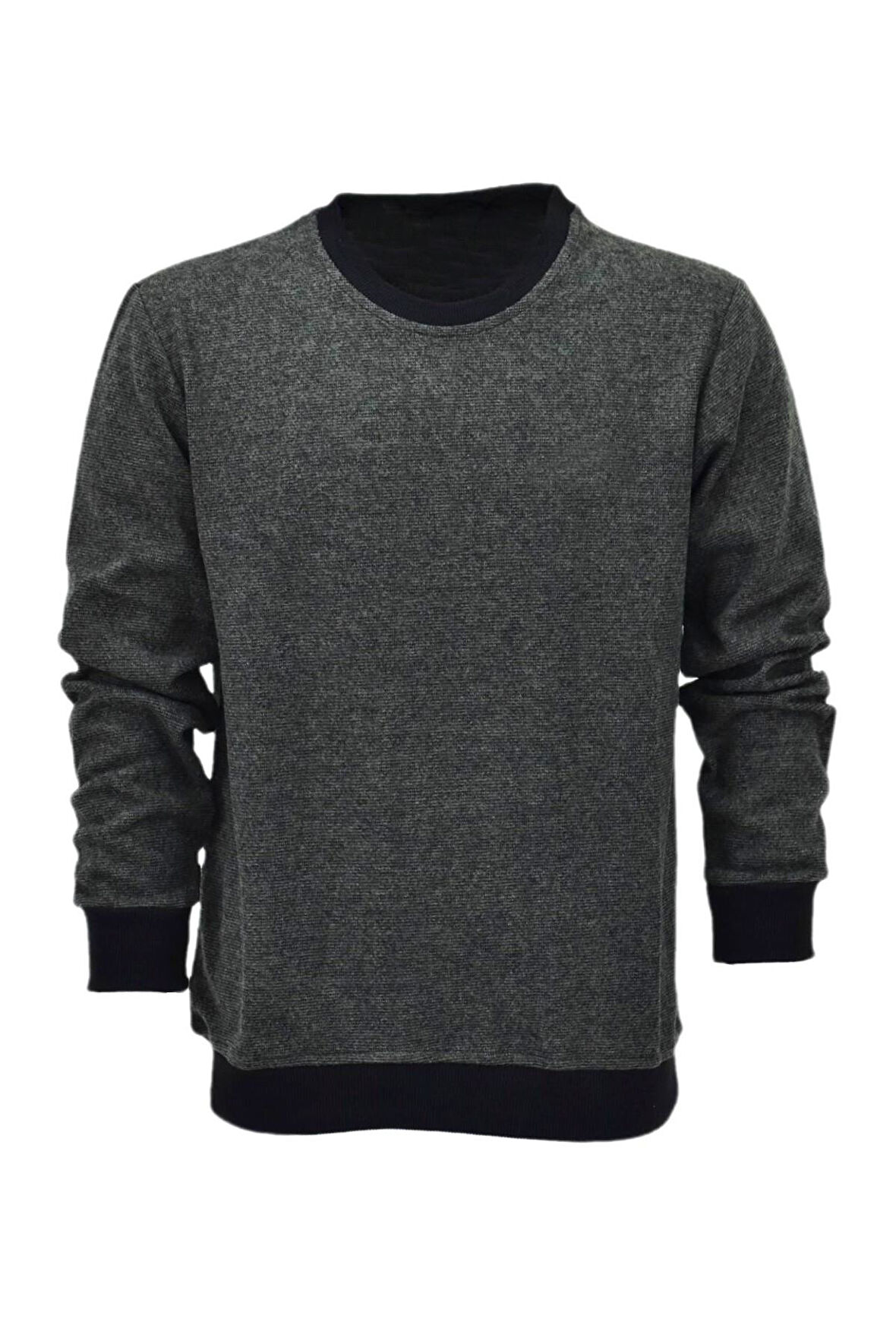 Erkek Sıfır Yaka Sweatshirt  2508 BGL-ST04027