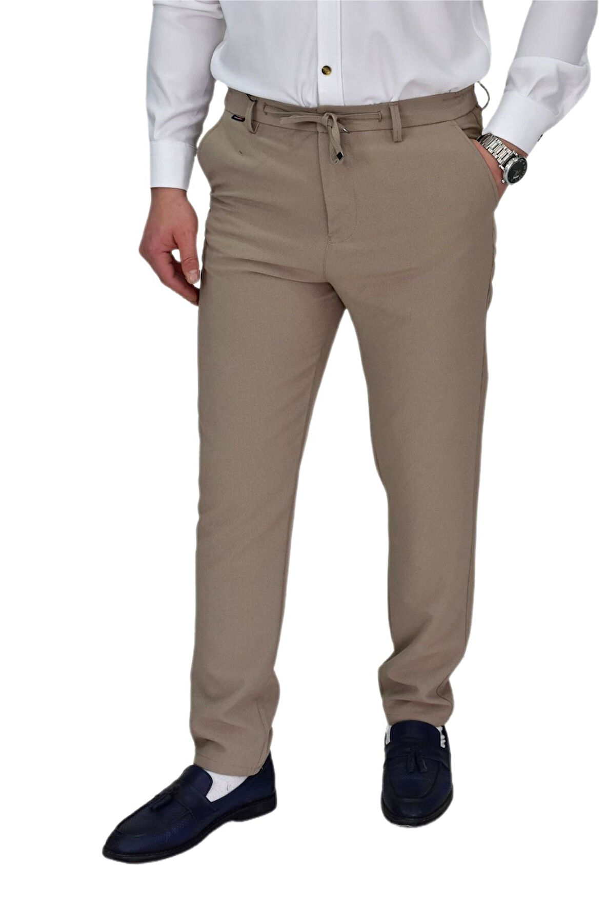 Erkek Beli Lastikli Jogger Pantolon Regular Fit BGL-ST04329