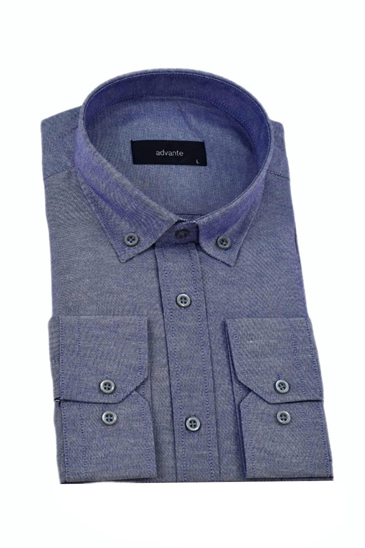 Erkek Klasik Tek Cepli Uzun Kol Gömlek BGL-ST04339