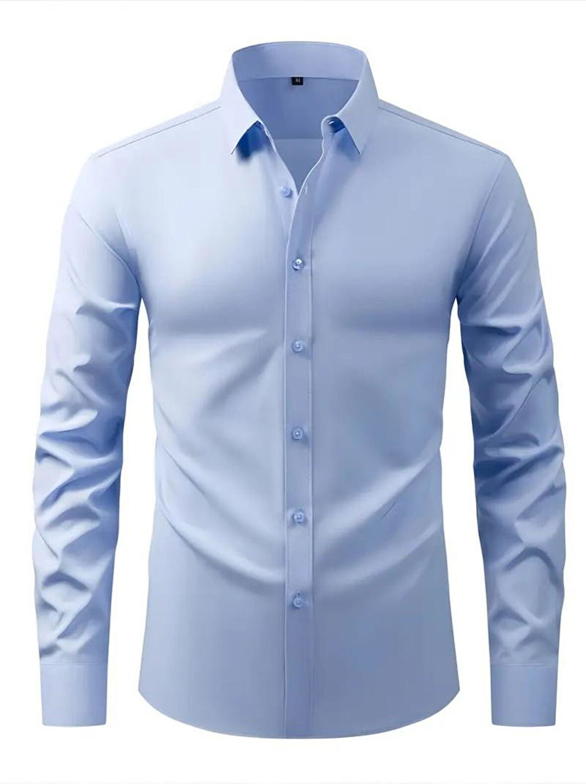 Erkek Slim Fitt Uzun Kol Gömlek 2290 BGL-ST04378
