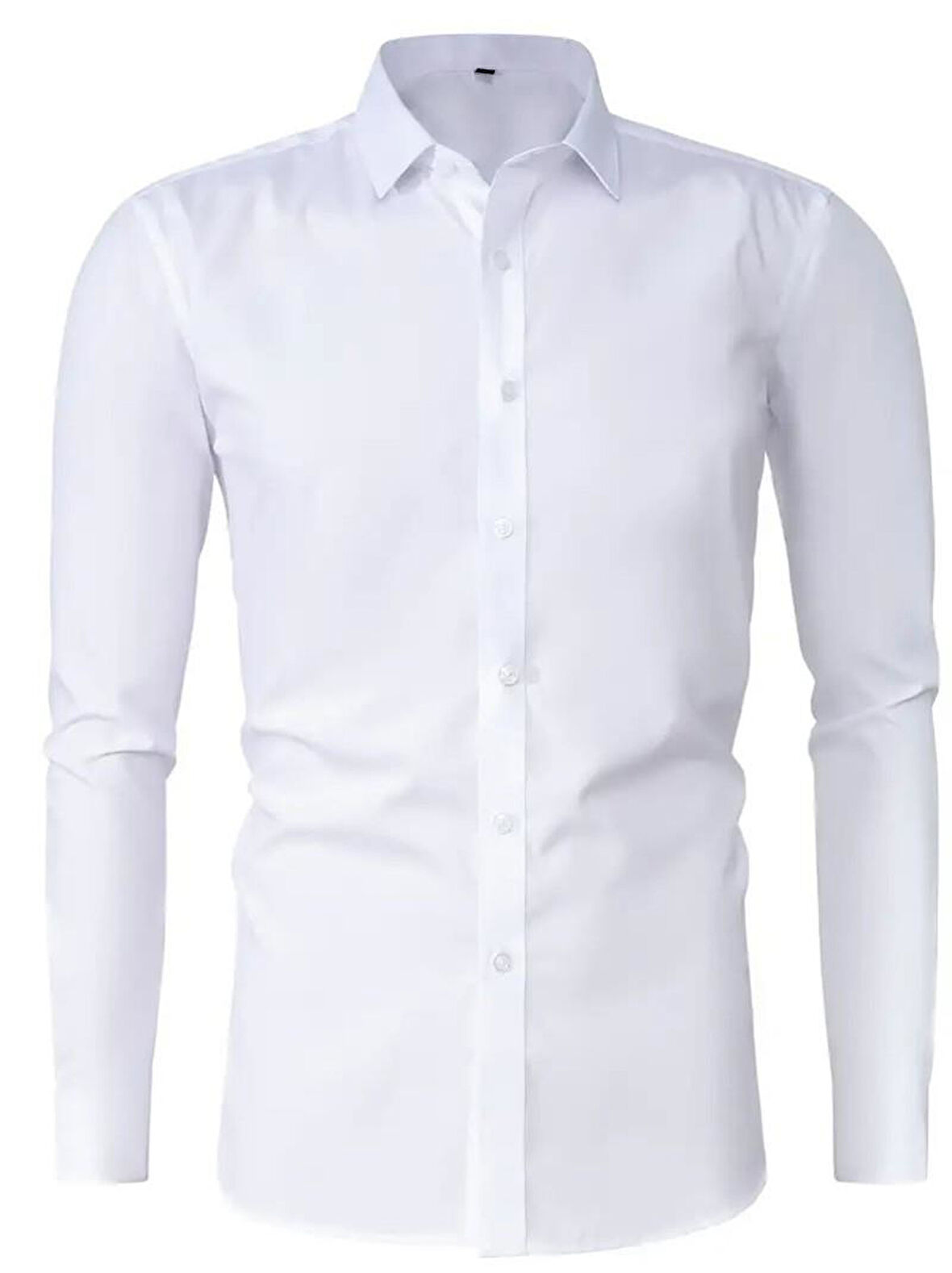 Erkek Slim Fitt Uzun Kol Likralı Gömlek 2392 BGL-ST04380