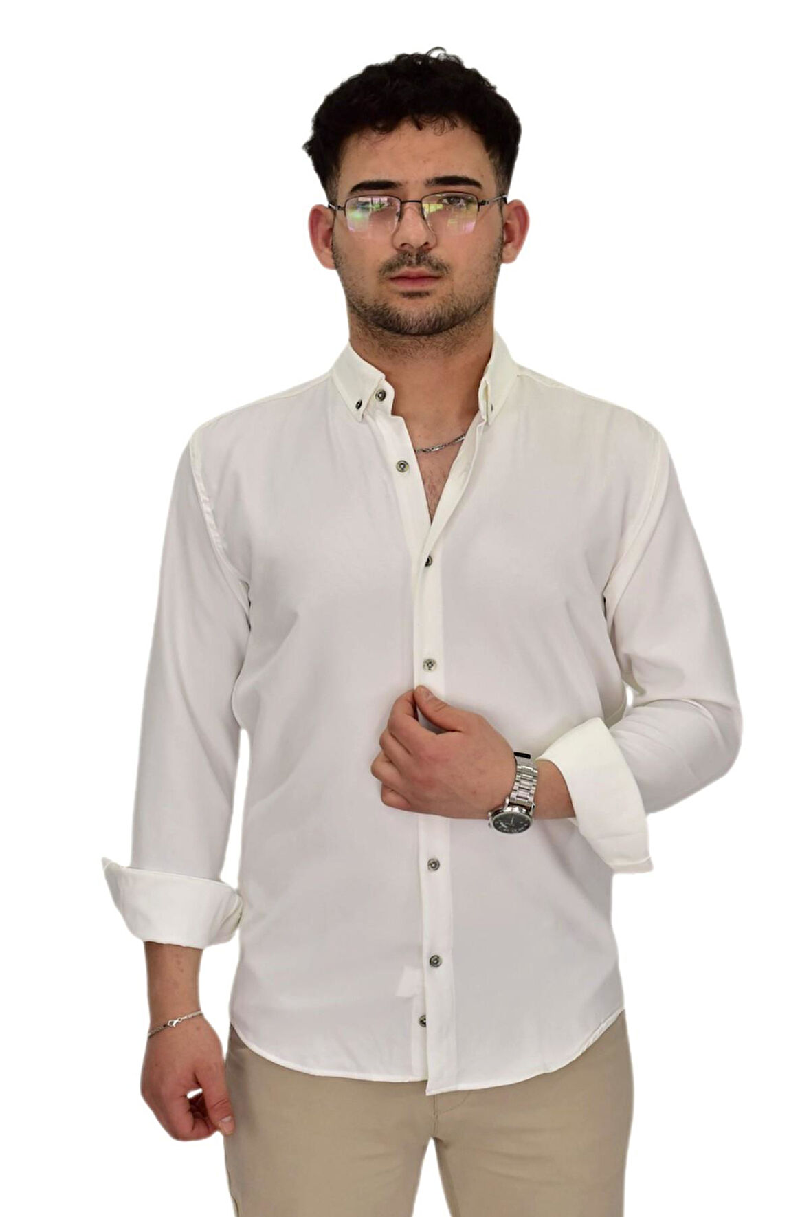 Erkek Spor Gömlek Regular Fit 9601 BGL-ST04412