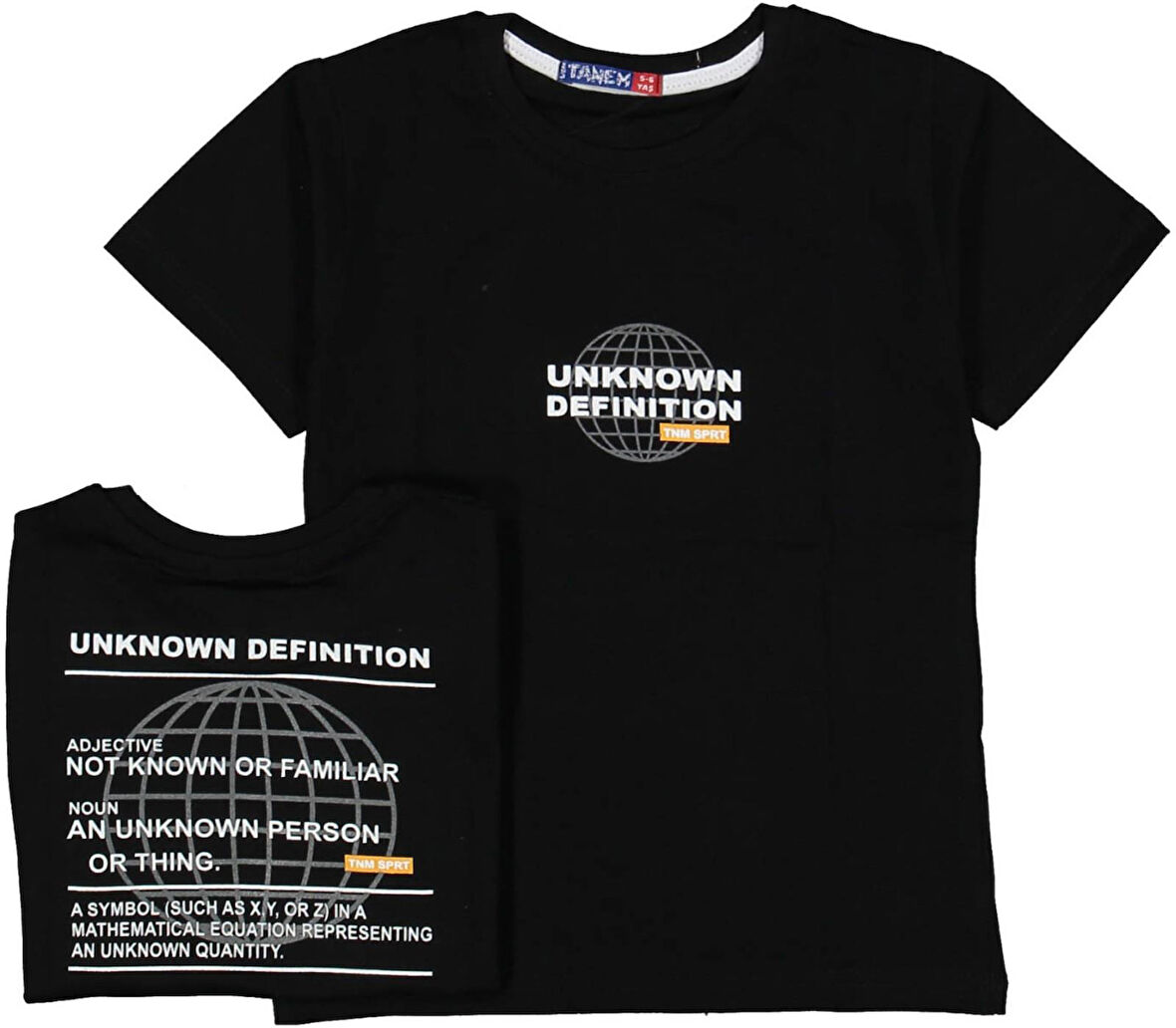 Erkek Çocuk Ön Arka Baskılı Tişört BGL-ST04455